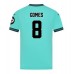 Wolves Joao Gomes #8 Bortedrakt 2025-26 Korte ermer